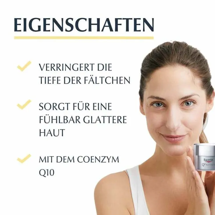Eucerin Q10 Active Nachtcreme, 50 ml