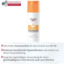 Eucerin Sun Fluid Pigment Control LSF 50 + , 50 ml