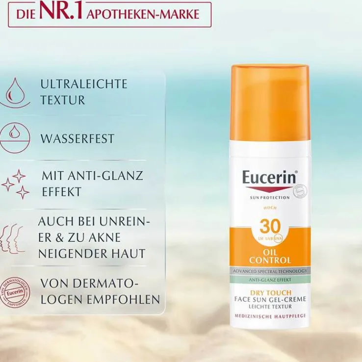 Eucerin Sun Gel-Creme Oil Control LSF 30, 50 ml