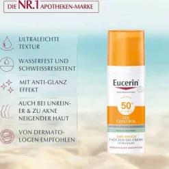 Eucerin Sun Gel-Creme Oil Control LSF 50+, 50 ml