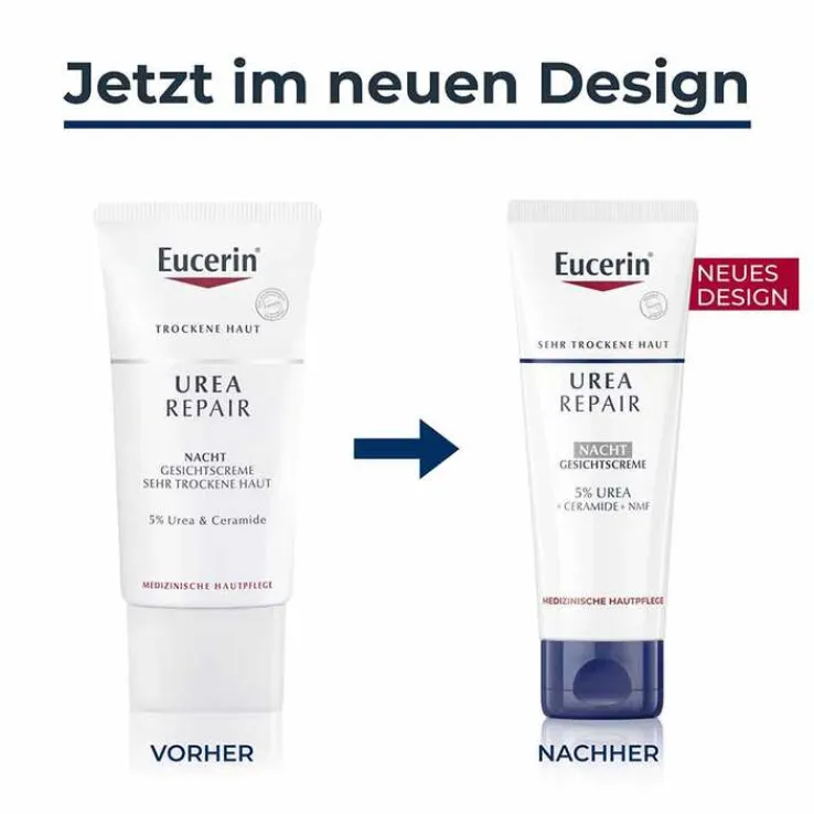Eucerin Urearepair Gesichtscreme 5% Nacht, 50 ml
