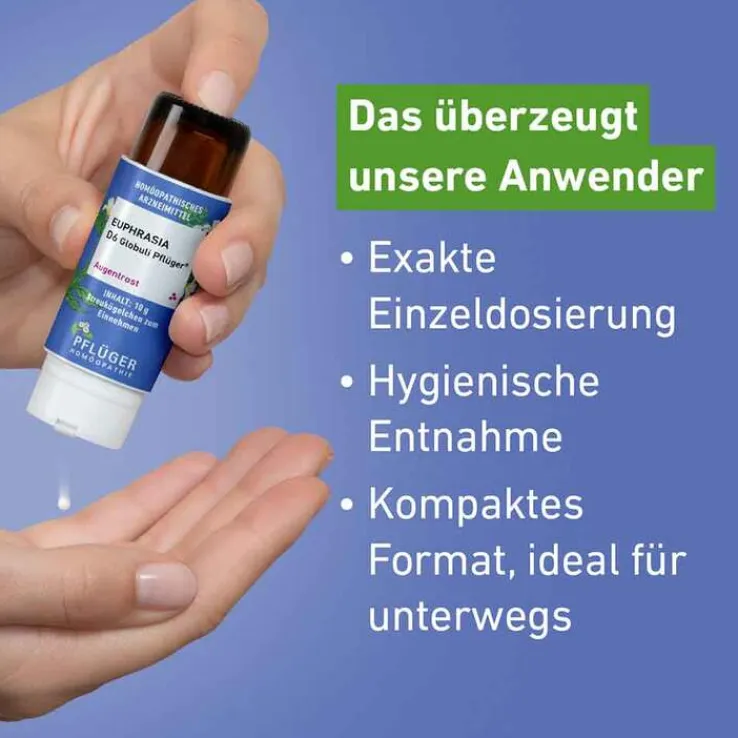 Euphrasia D12 Globuli Pflüger Dosierspender, 10 g