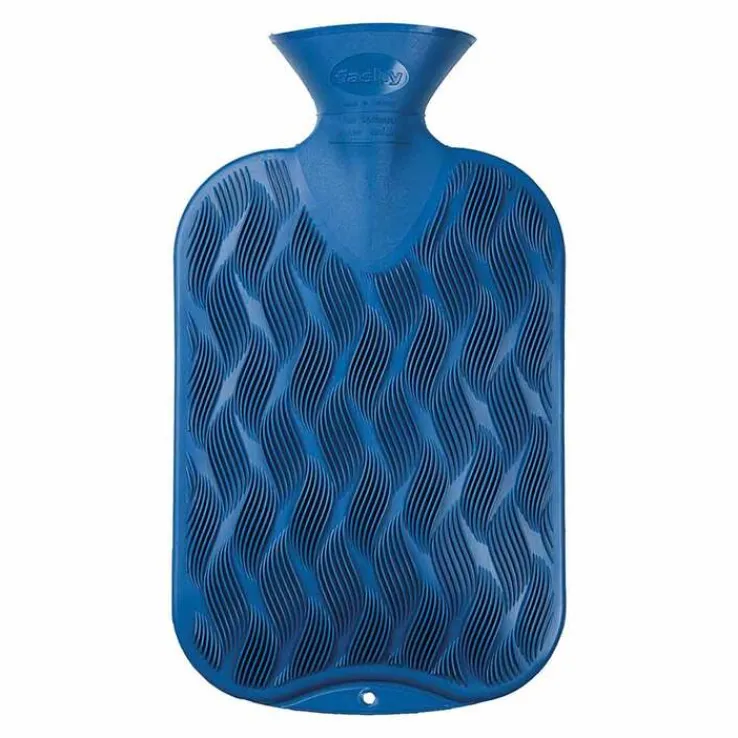 Fashy Wärmflasche Karo-Halblamelle saphir 6437 54, 1 St