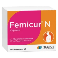Femicur® N Kapseln bei Regelbeschwerden, 100 St