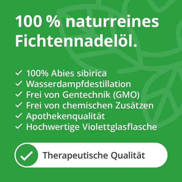 Fichtennadel Öl naturrein ätherisch, 10 ml