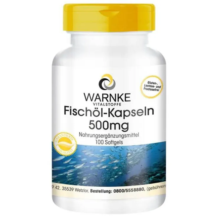 Fischöl Kapseln 500 mg, 100 St