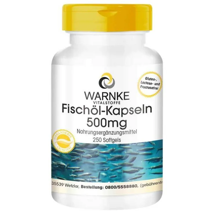 Fischöl Kapseln 500 mg, 250 St