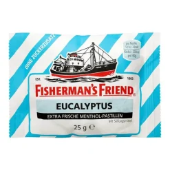 Fishermans Friend Eucalyptus ohne Zucker Pastillen, 25 g
