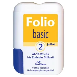 Folio 2 basic jodfrei Filmtabletten, 90 St