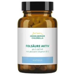 Folsäure Aktiv plus Vitamin B12 aktiv Kapseln, 60 St