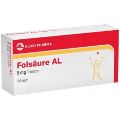 Folsäure AL 5 mg Tabletten, 20 St