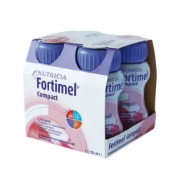 Fortimel Compact 2.4 Erdbeergeschmack, 4X125 ml