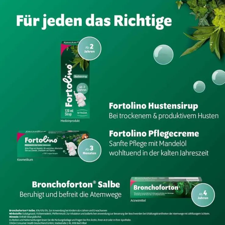 Fortolino Husten Sirup, 120 ml