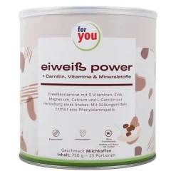 For You Eiweiß Power Milchkaffee, 750 g