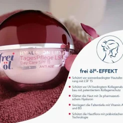 Frei Öl Anti-Age Hyaluron Lift Tagespflege LSF 15, 50 ml