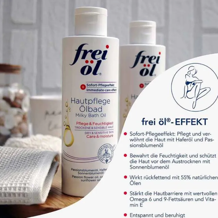 Frei Öl Hautpflegeölbad, 200 ml