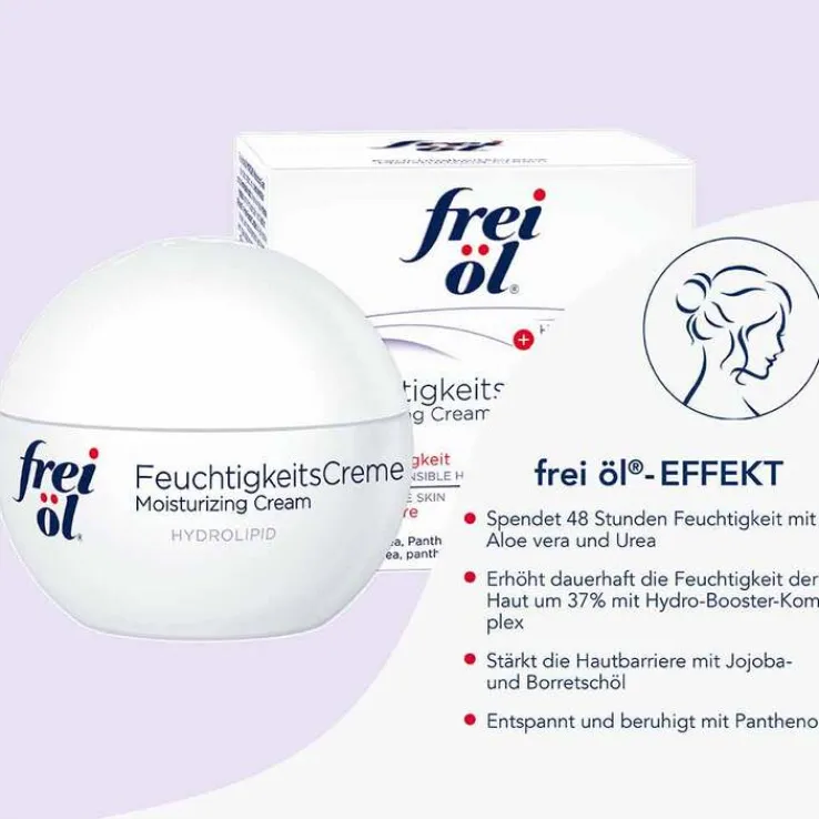 Frei Öl Hydrolipid Feuchtigkeitscreme, 50 ml
