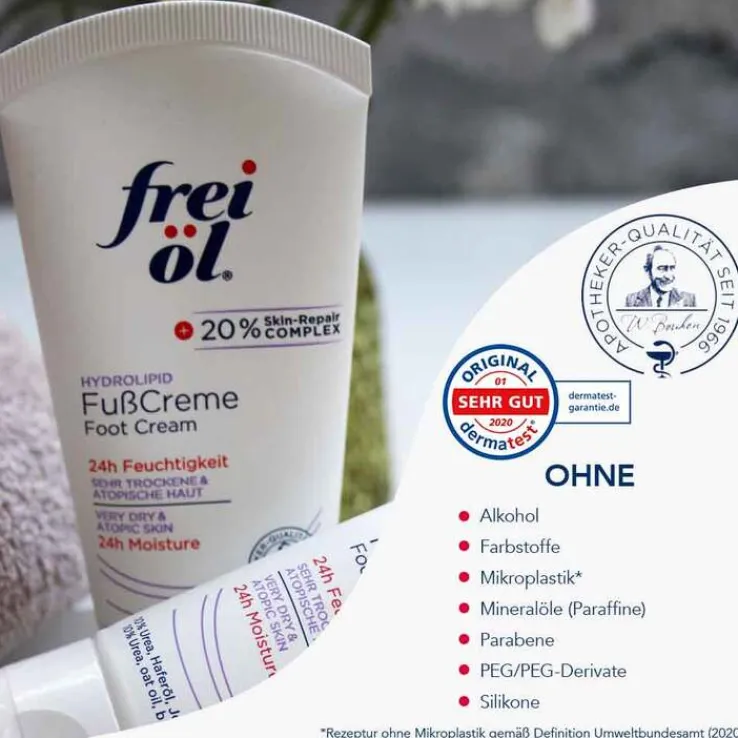 Frei Öl Hydrolipid Fußcreme, 75 ml