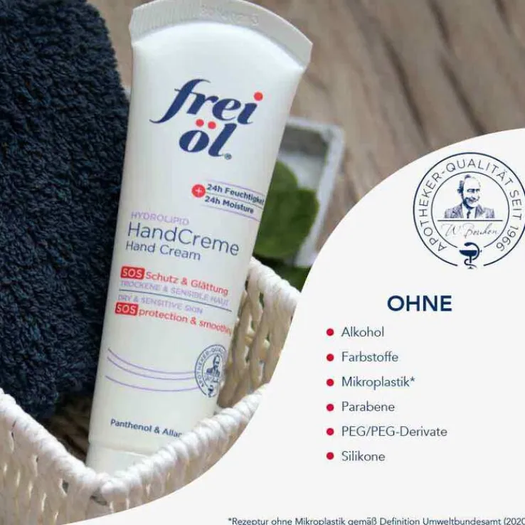 Frei Öl Hydrolipid Handcreme, 75 ml