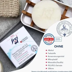 Frei Öl Waschstück pH 5,5 Körper Gesicht Haare, 90 g