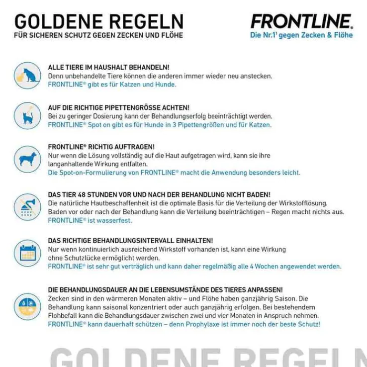 FRONTLINE® SPOT ON Hund M Lösung, 6 St