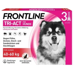 FRONTLINE TRI-ACT® gegen Zecke, Floh und fliegende Insekten bei Hunden (40-60kg), 3 St