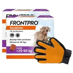 FRONTPRO 136 mg Kautabletten für Hunde 25 - 50 kg, 2x3 St