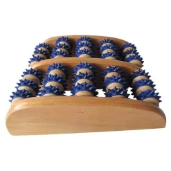Fussmassageroller 10 Achsen Holz, 1 St