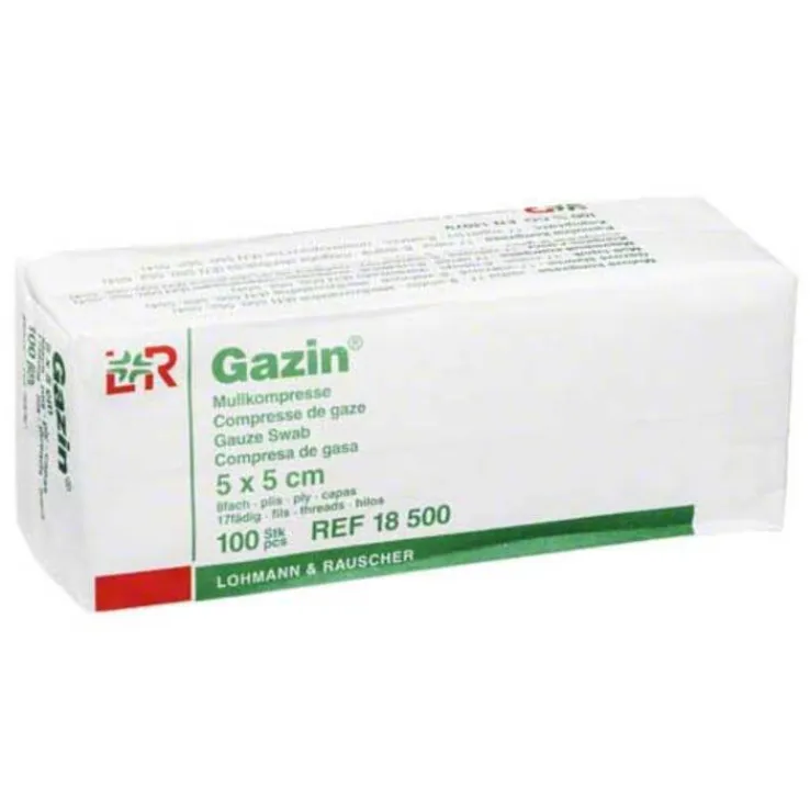 Gazin OP Kompressen 5x5cm 8f, 100 St