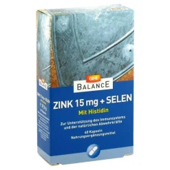 Gehe Balance Zink 15 mg + Selen Kapseln, 60 St