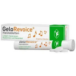 GeloRevoice Halstabletten Grapefruit-Menthol bei Heiserkeit & Stimmverlust, 20 St
