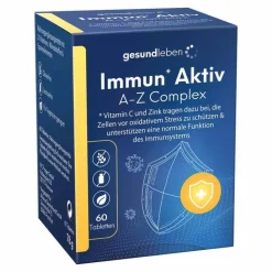Gesund Leben Immun Aktiv A-Z Complex Tabletten, 60 St