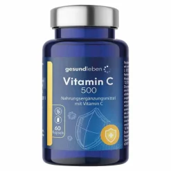 Gesund Leben Vitamin C 500 Kapseln, 60 St