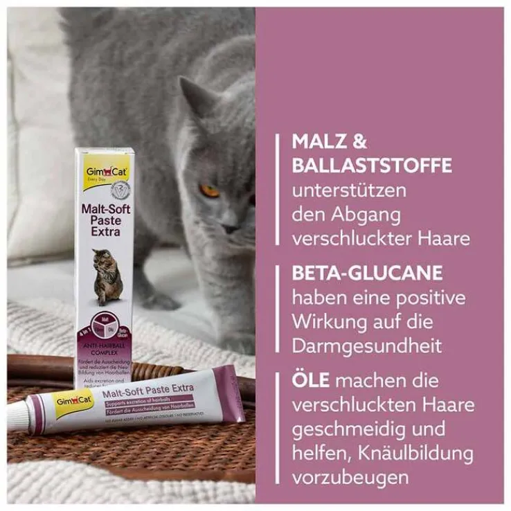 GimCat Malt-Soft Paste Extra für Katzen, 200 g