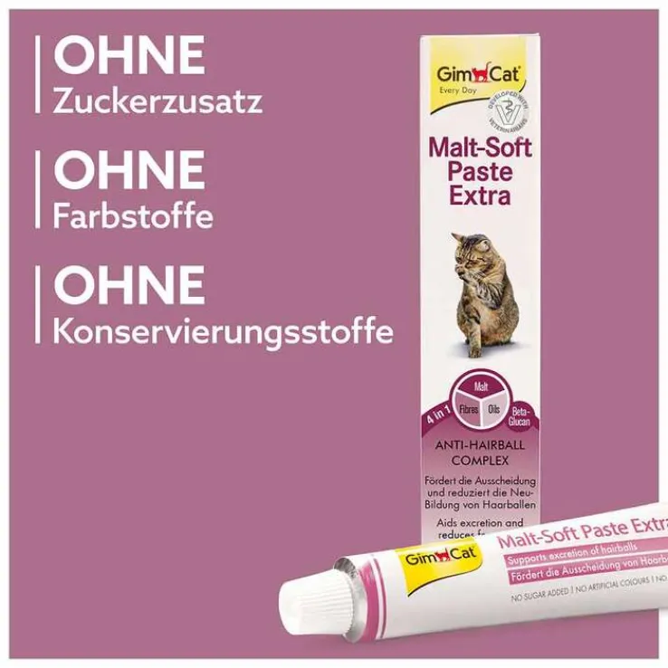 GimCat Malt-Soft Paste Extra für Katzen, 200 g