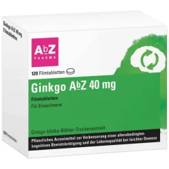Ginkgo AbZ 40 mg Filmtabletten, 120 St
