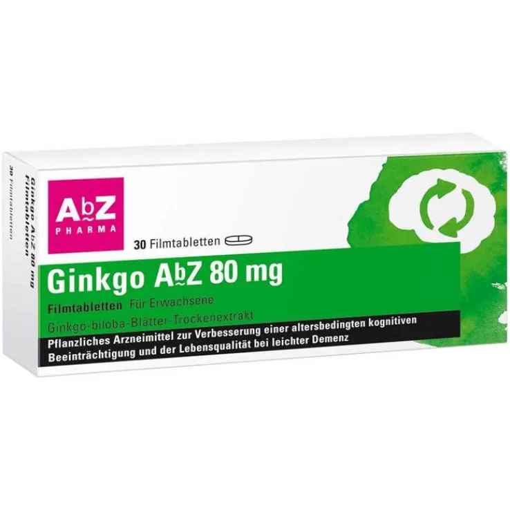 Ginkgo AbZ 80 mg Filmtabletten, 30 St