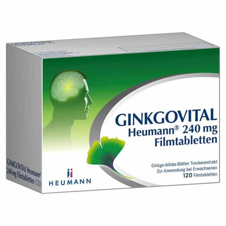 GINKGOVITAL Heumann 240 mg Filmtabletten, 120 St