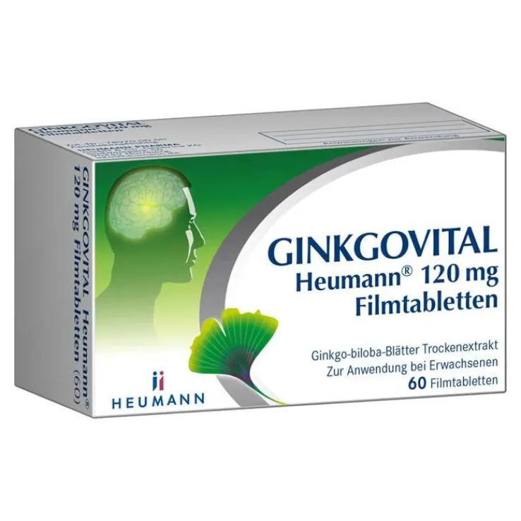GINKGOVITAL Heumann 120 mg Filmtabletten, 60 St