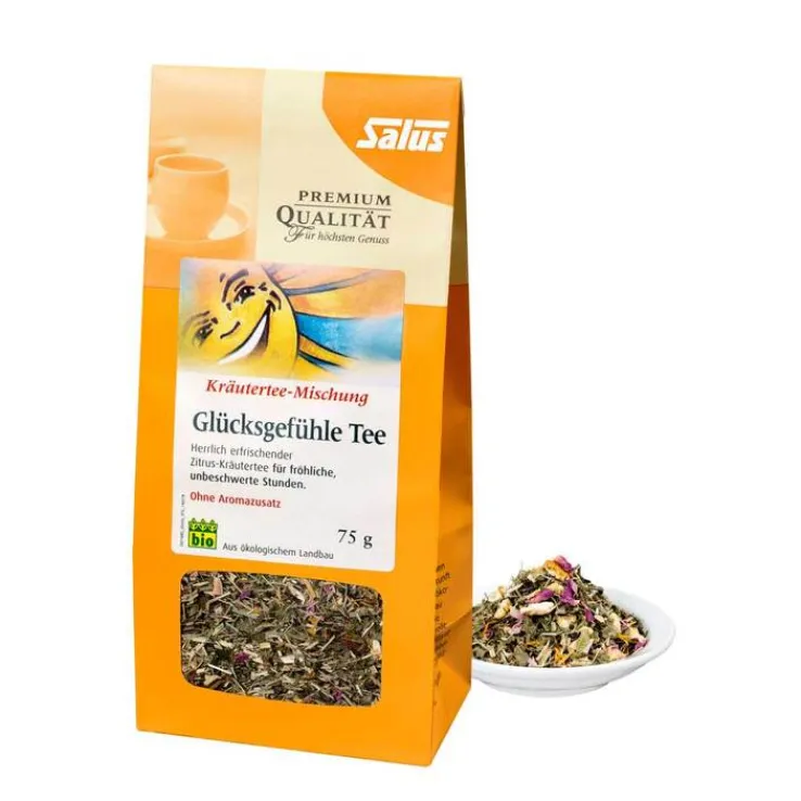 Glücksgefühle Tee Zitrus-Kräutertee bio Salus, 75 g