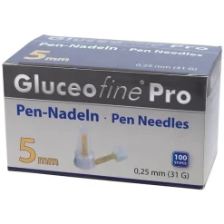 Gluceofine® Pro Pen-Nadeln 31 G 0,25x5 mm, 100 St
