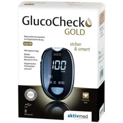 Gluco Check Gold Blutzuckermessgerät Set mg / dl, 1 St