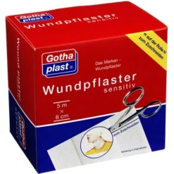 Gothaplast Wundpflaster sensitiv 8 cm x 5 m, 1 St