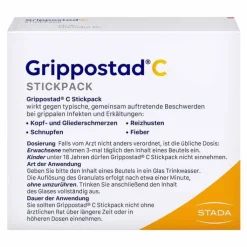 Grippostad C Stickpack bei Erkältung, 12 St