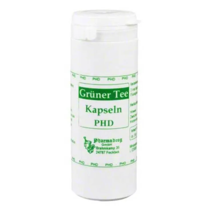 Grüner Tee Kapseln PHD, 90 St