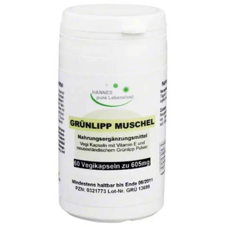 Grünlipp Muschel Kapseln, 60 St