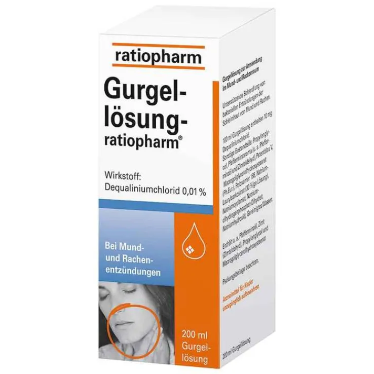 Gurgellösung ratiopharm, 200 ml