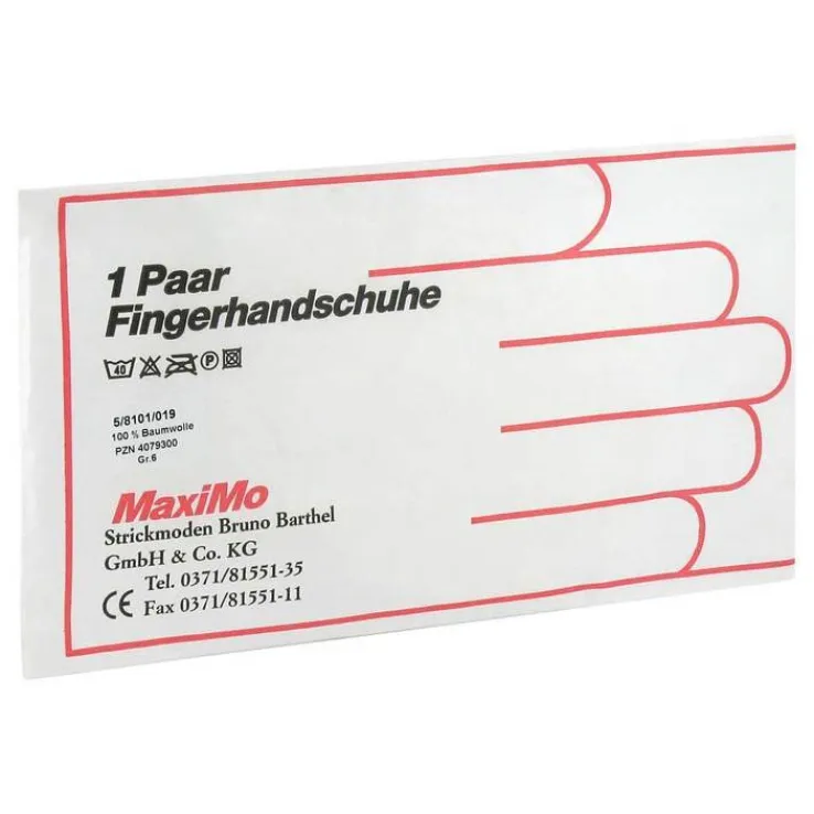Handschuhe Baumwolle Größe 6 K, 2 St