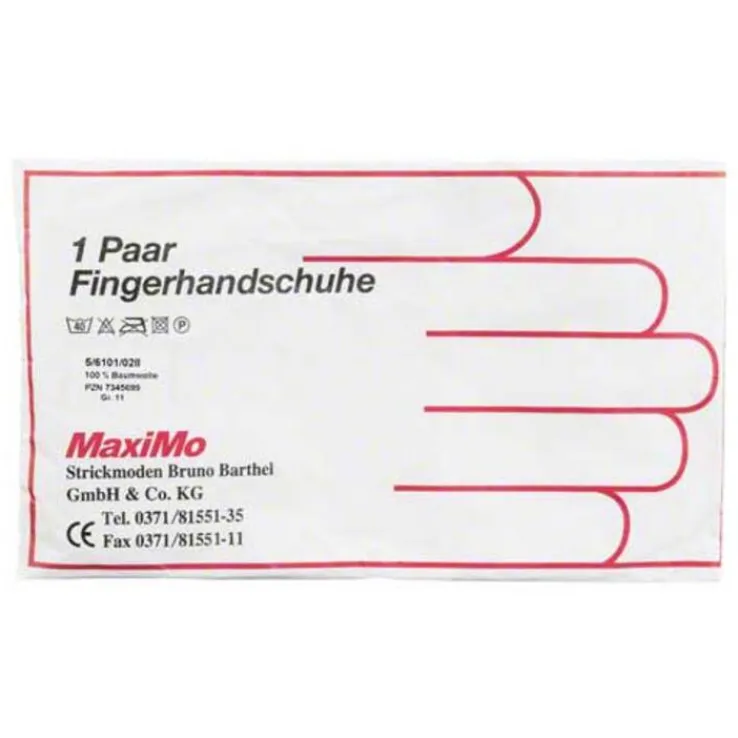 Handschuhe Baumwolle Größe 11 stärk. Material, 2 St