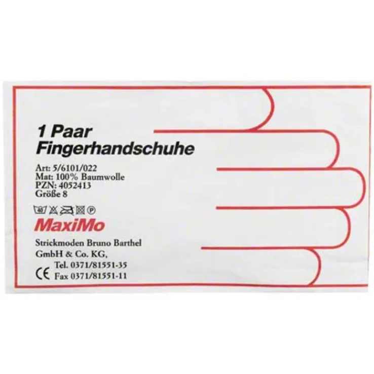 Handschuhe Strick Baumwolle Größe 8 dünn, 2 St
